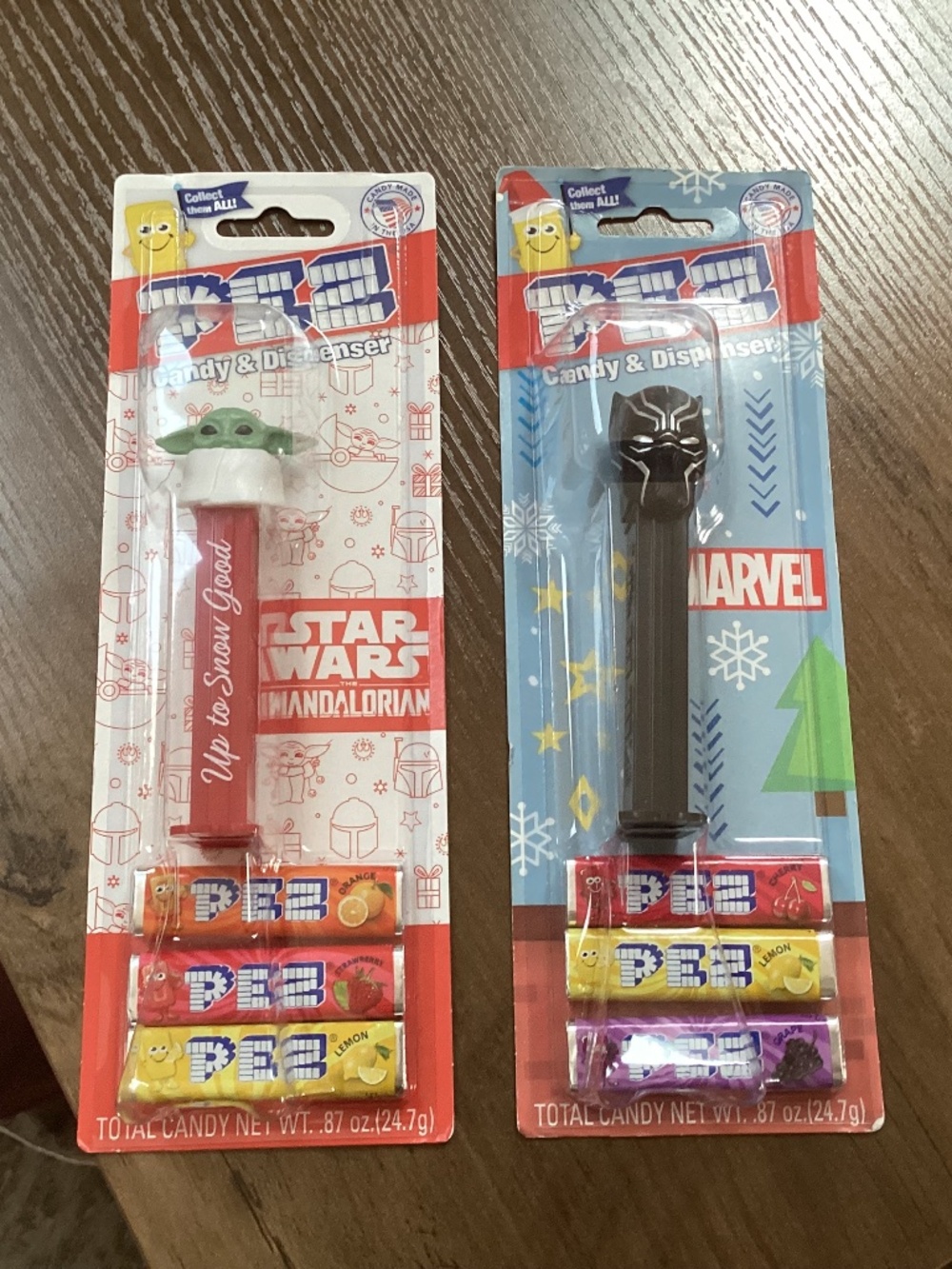 PEZ Candy & Dispenser New Marvel and Star Wars